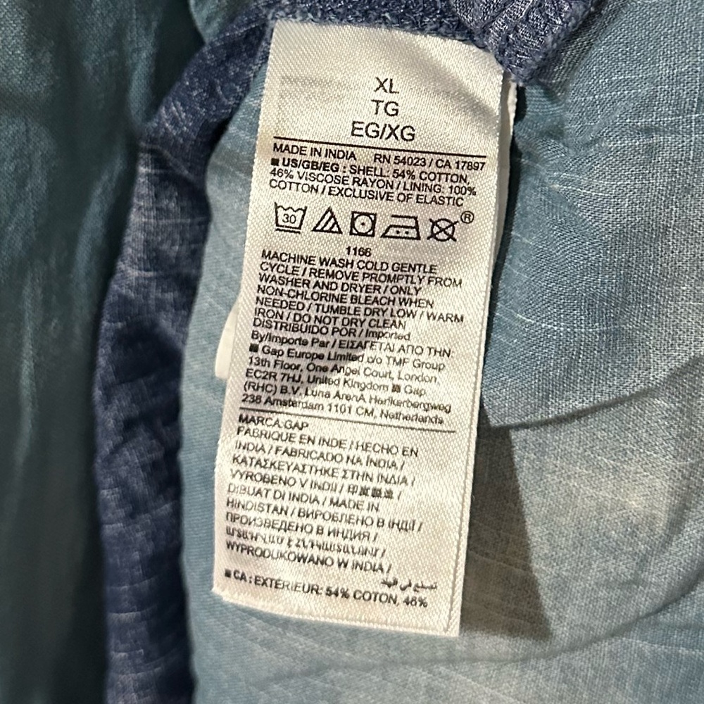 GAP Indigo Patchwork Maxi Dress - Picture 5 of 7